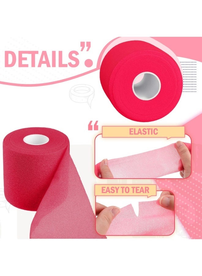 DUNISO 4 Rolls Pre Wrap Tape,Kinesiology Tape,Athletic Foam Underwrap,Comfortable and Breathable,for Ankles Wrists Hands and Knees,for Gym Fitness Running Tennis Swimming Football,6cm*20m - Image 3